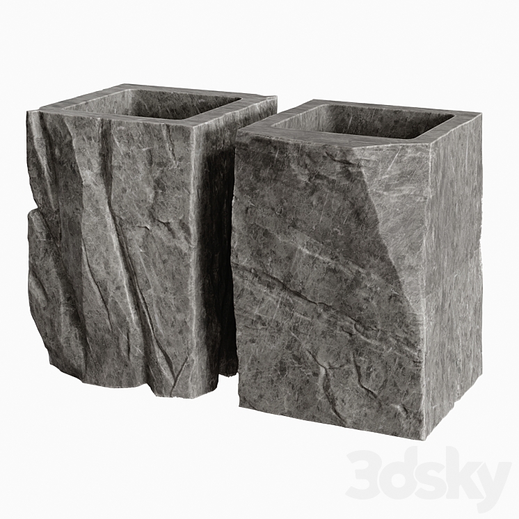 Stone sink 3DS Max - thumbnail 1