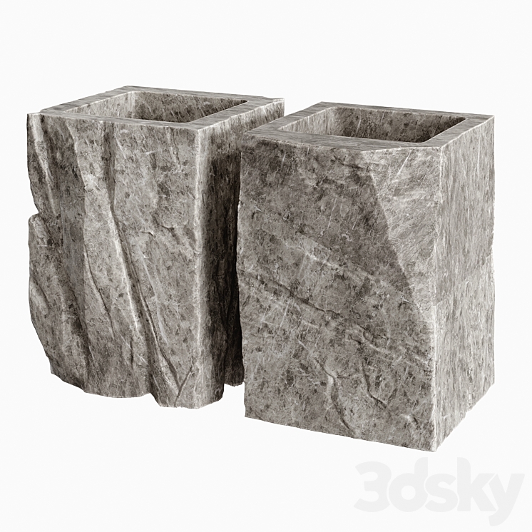 Stone sink 3DS Max - thumbnail 2