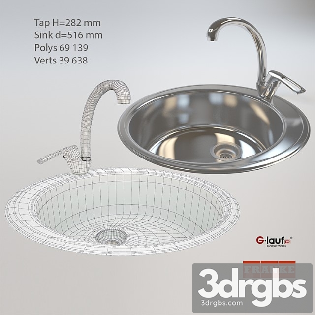 Tap G Lauf Sink Franke 3dsmax Download - thumbnail 1