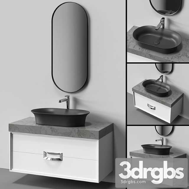 Tzanaletto Sink by Cerama Marazzi 3dsmax Download - thumbnail 1