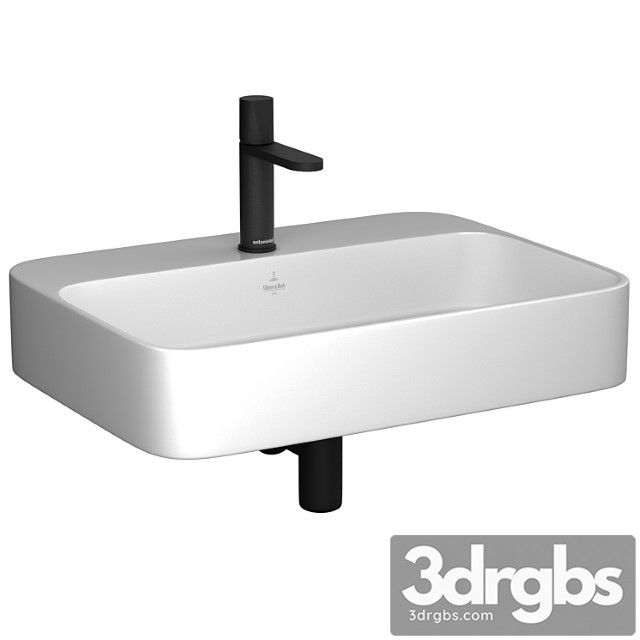 Villeroy & boch finion washbasin & antoniolupi indigo mixer - thumbnail 1