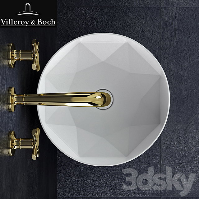 Villeroy&Bosh OCTAGON 3DS Max Model - thumbnail 2