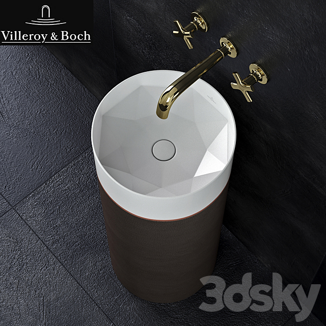 Villeroy&Bosh OCTAGON 3DS Max Model - thumbnail 3