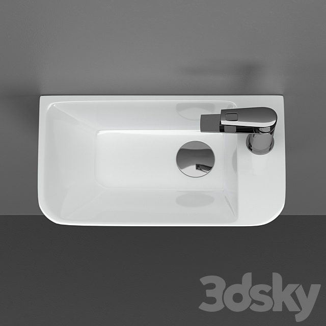 Volle teo sink 3DS Max Model - thumbnail 3