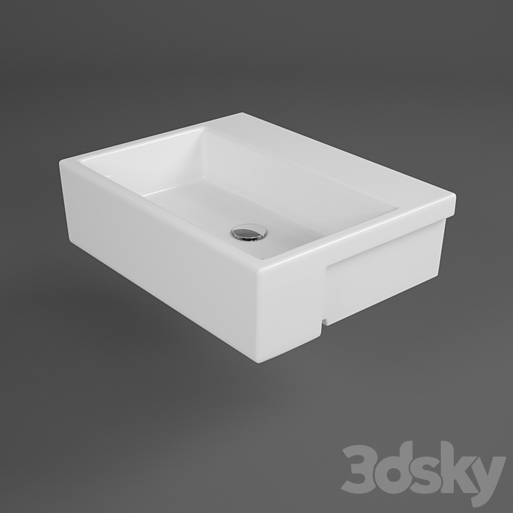 Wash Basin 3DS Max - thumbnail 1