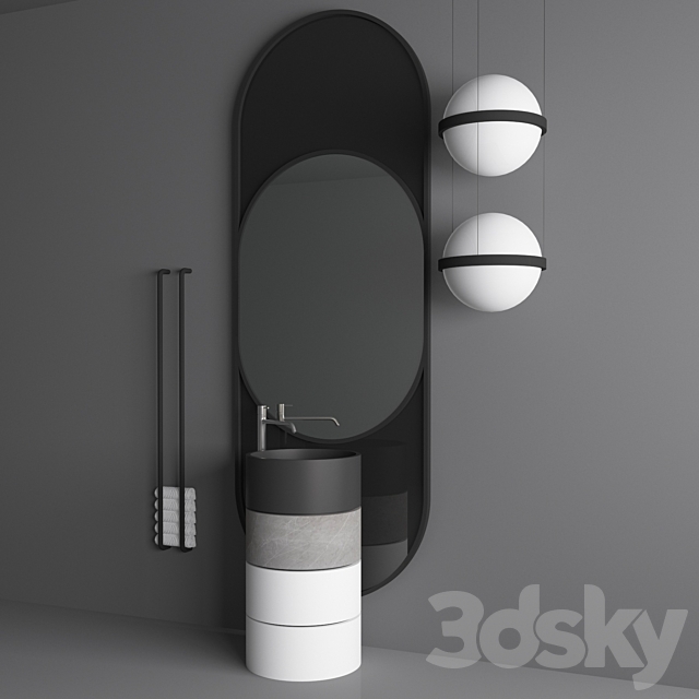 wash basin 3DS Max Model - thumbnail 3