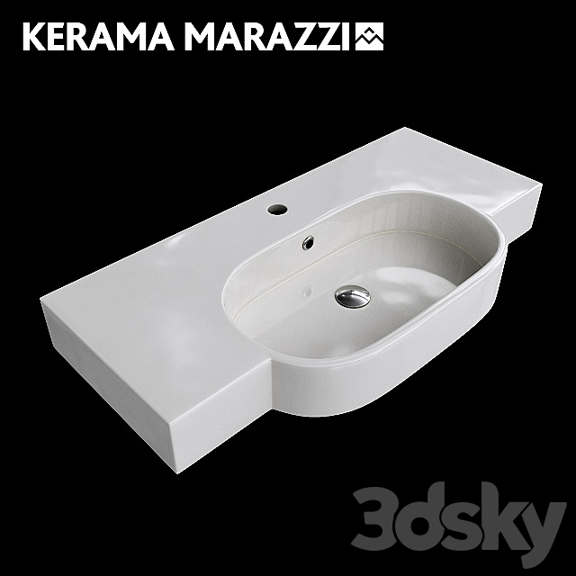 Wash Basin Area. Kerama Marazzi 3DSMax File - thumbnail 1