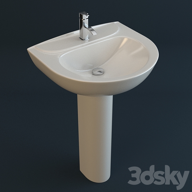 Washbasin 3DS Max - thumbnail 1