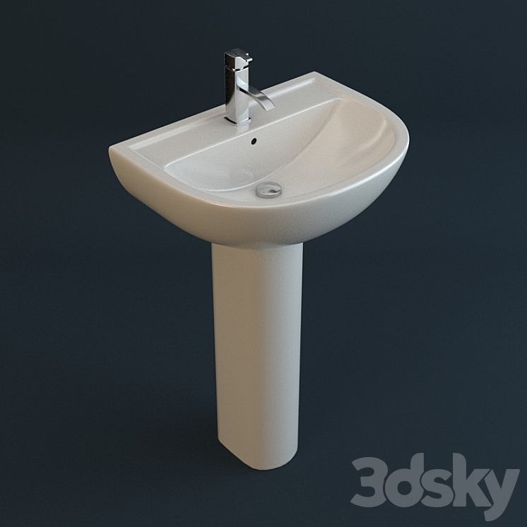 Washbasin 3DS Max - thumbnail 1