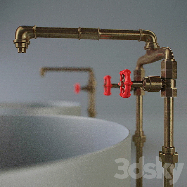 Washbasin 3DS Max Model - thumbnail 2