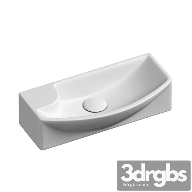 Washbasin Ceramics Nova Element Sn6038r 3dsmax Download - thumbnail 1