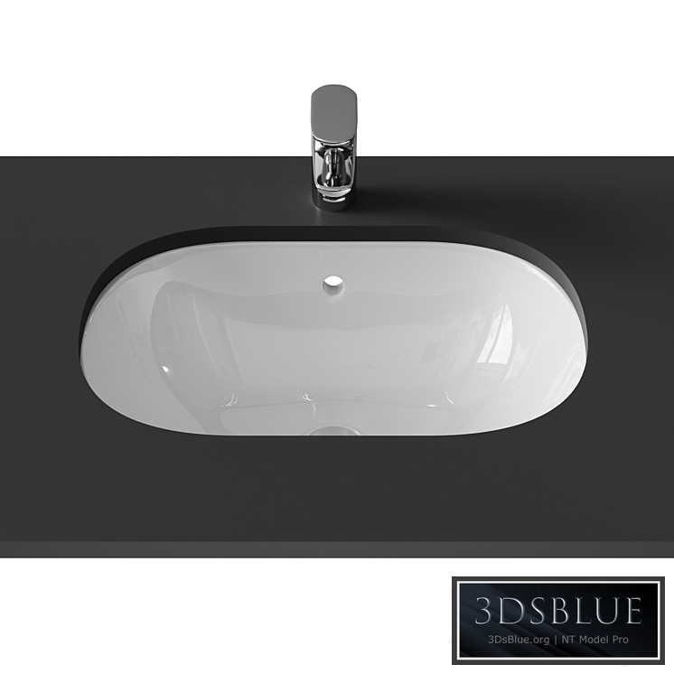 Washbasin Ideal Standard Connect E504801 55 cm 3DS Max - thumbnail 3