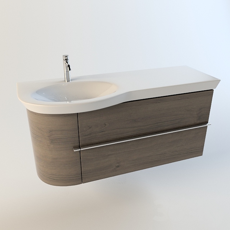 Washbasin LAUFEN 3DS Max - thumbnail 1