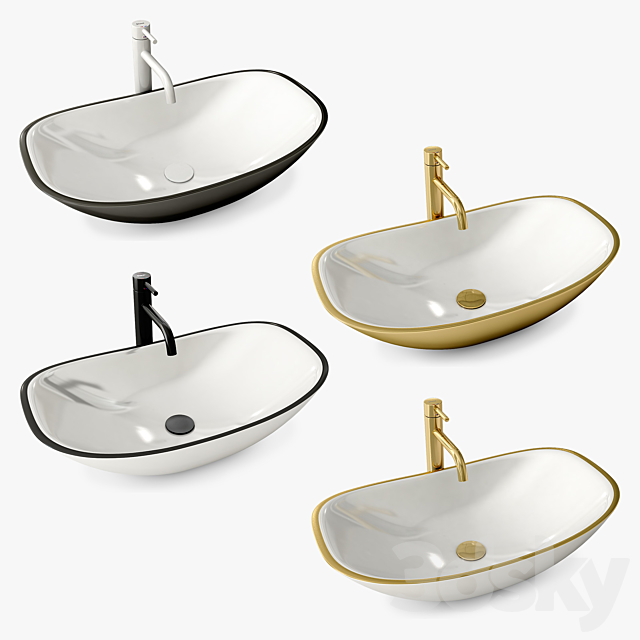 Washbasin Royal 3DS Max Model - thumbnail 4