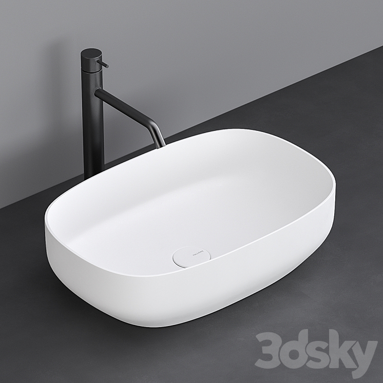 Washbasin VALLONE PEYTO III 3DS Max - thumbnail 1