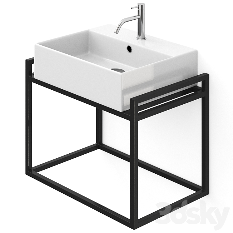 WATSON Vanity unit by KOH I NOOR Washbasin 3DS Max - thumbnail 2