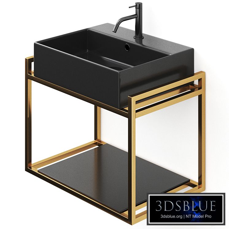 WATSON Vanity unit by KOH I NOOR Washbasin 3DS Max - thumbnail 3