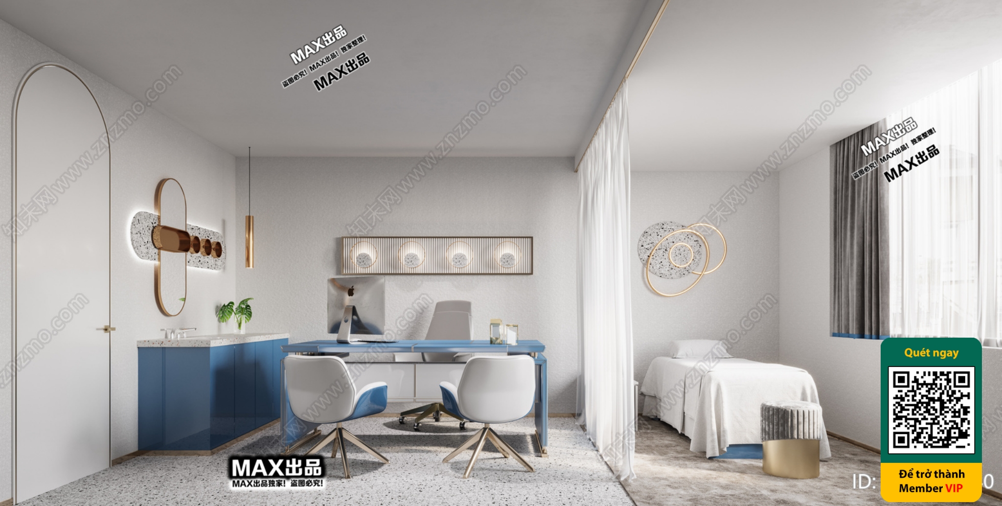 BEAUTY SALON – VRAY / CORONA – 3D MODEL – 4865 - thumbnail 1