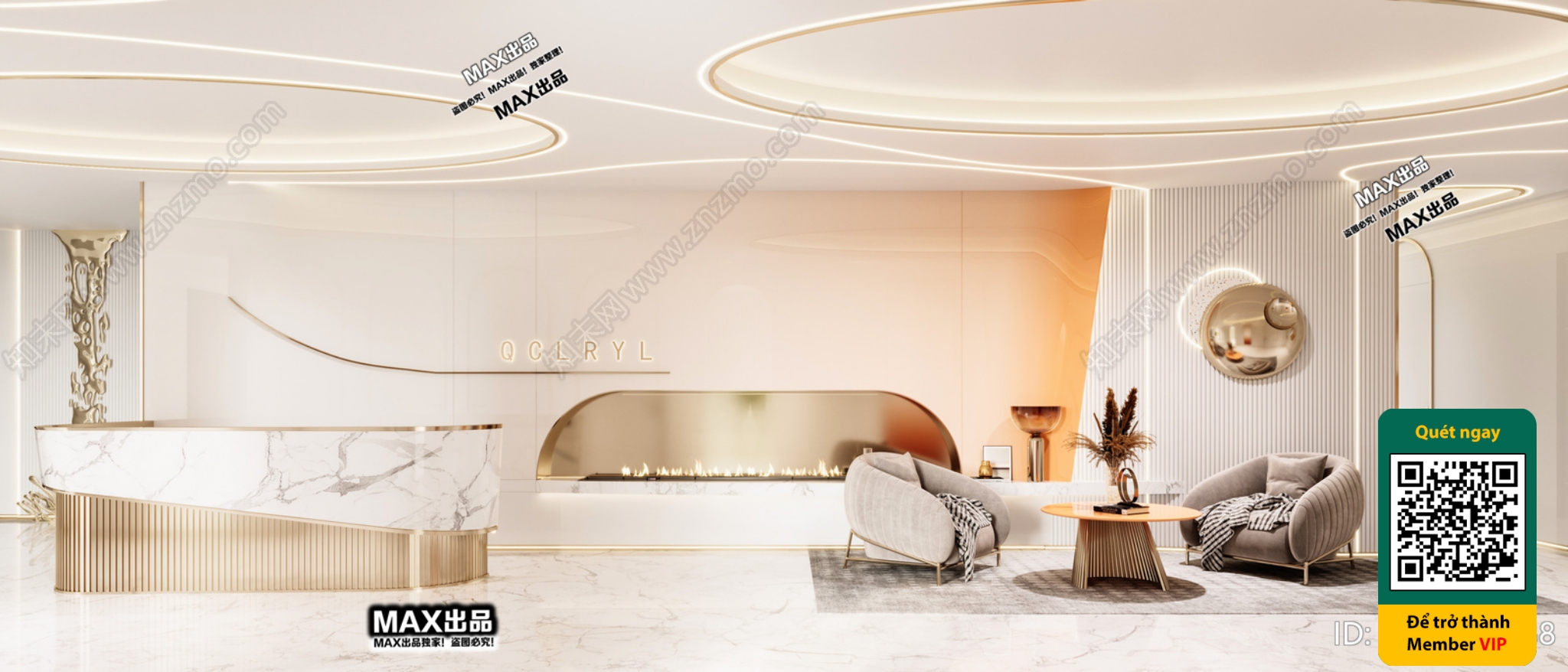 BEAUTY SALON – VRAY / CORONA – 3D MODEL – 4867 - thumbnail 1