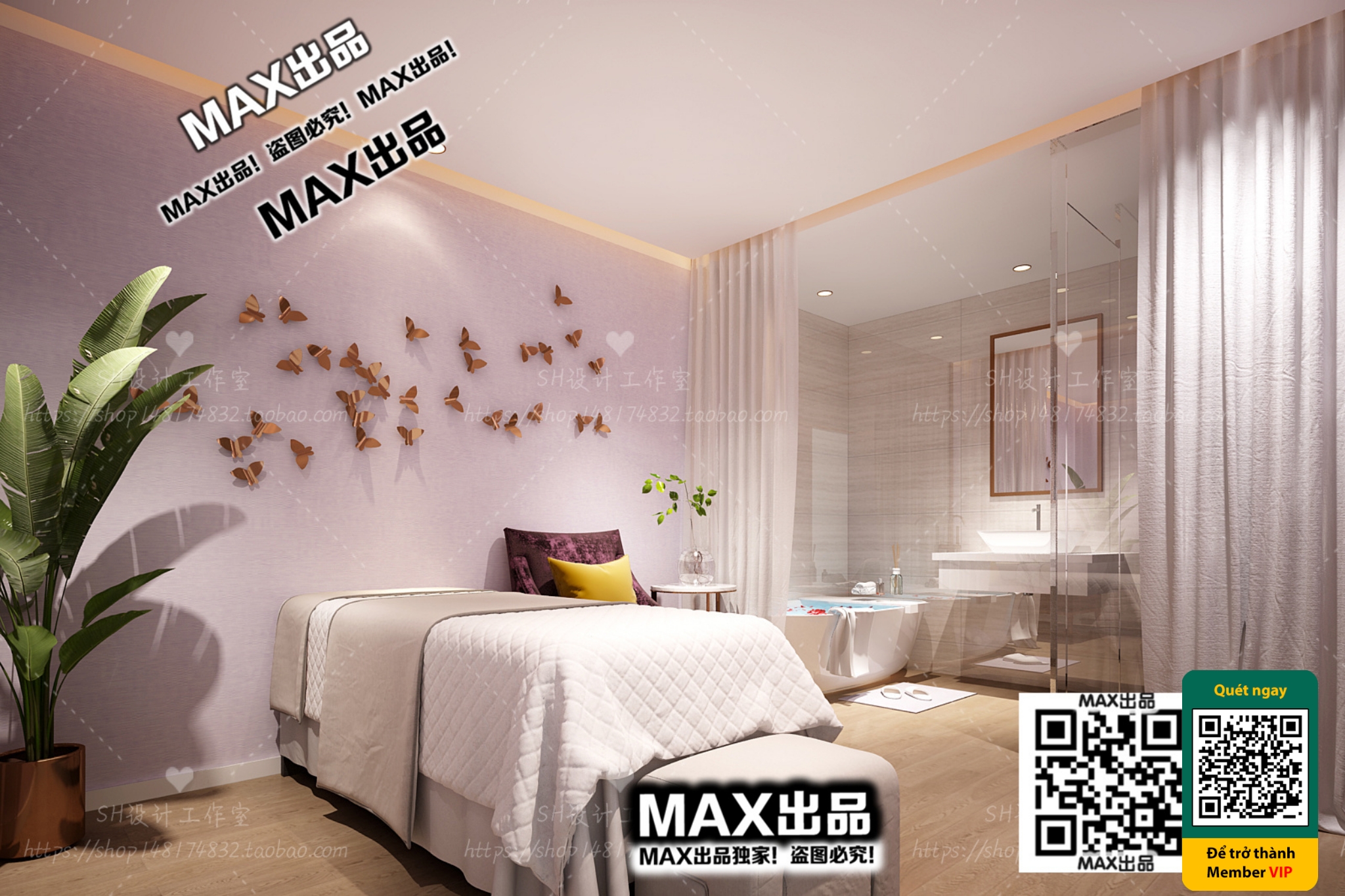 BEAUTY SALON – VRAY / CORONA – 3D MODEL – 4934 - thumbnail 1