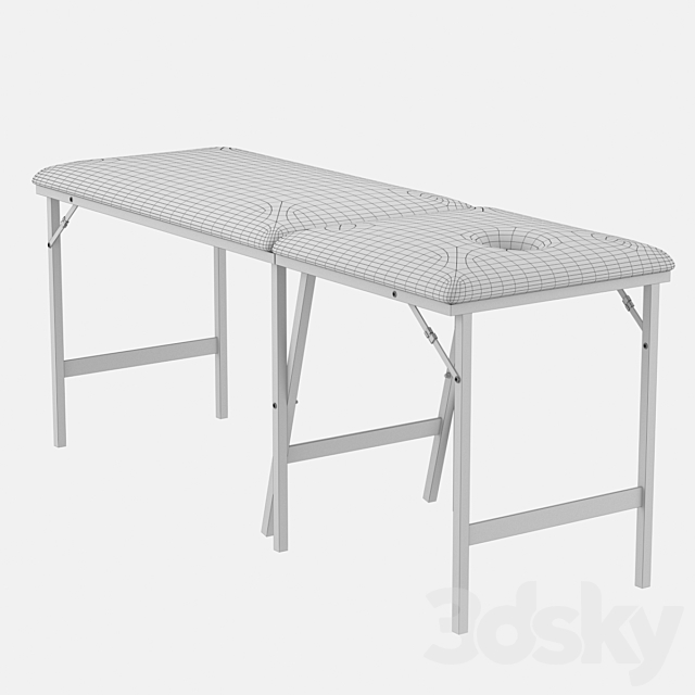 A massage table 3ds Max - thumbnail 3