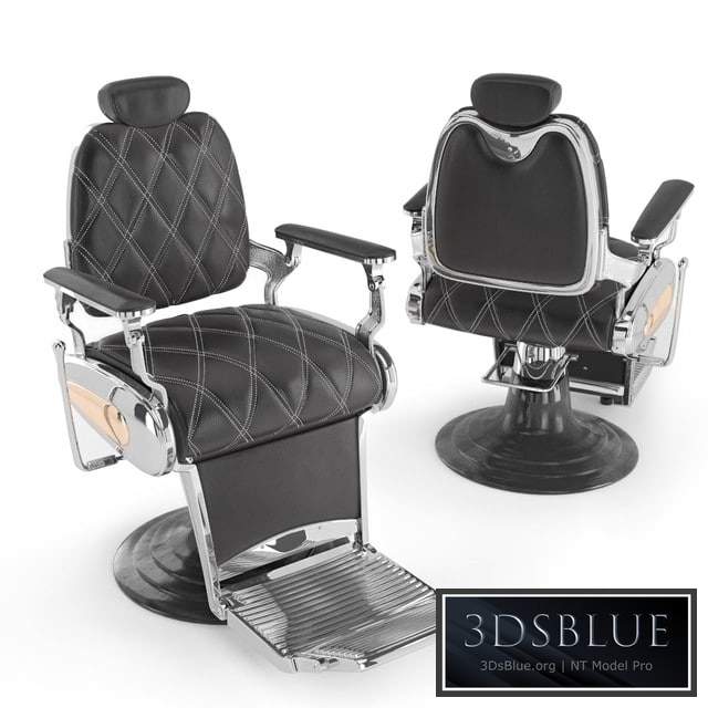 Armchair for hairdresser 3DS Max - thumbnail 3