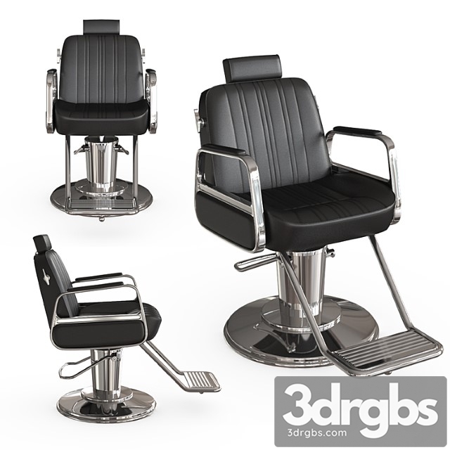 Barber chair cadilla 3dsmax Download - thumbnail 1