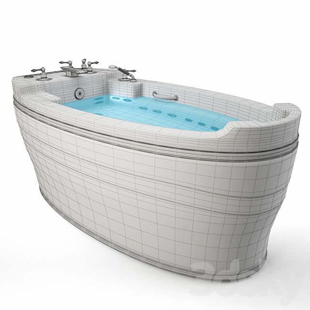 Bath Spa gidromascazhnaya RMS Jumbo 3ds Max - thumbnail 3