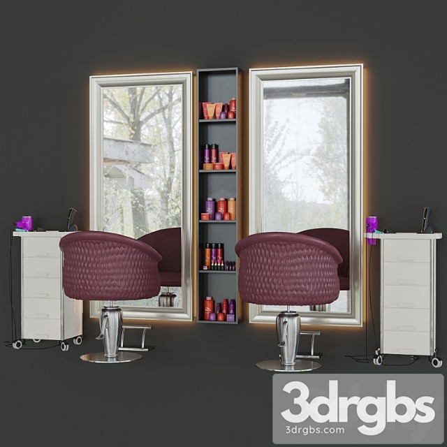 Beauty salon 3 3dsmax Download - thumbnail 1