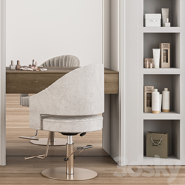 Beauty Salon Barber Shop – Set 02 3DSMax File - thumbnail 3