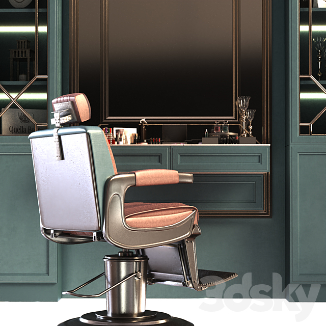 beauty salon set 010 3DSMax File - thumbnail 5