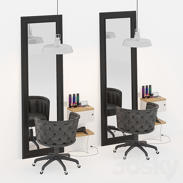 Beauty_salon 3ds Max - thumbnail 2