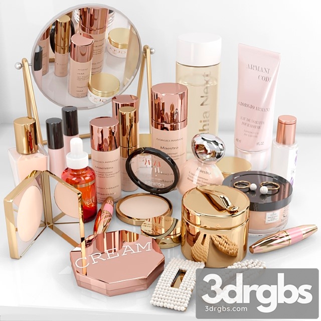 Collection of luxury cosmetics for beauty salons and dressing table. make up - thumbnail 1