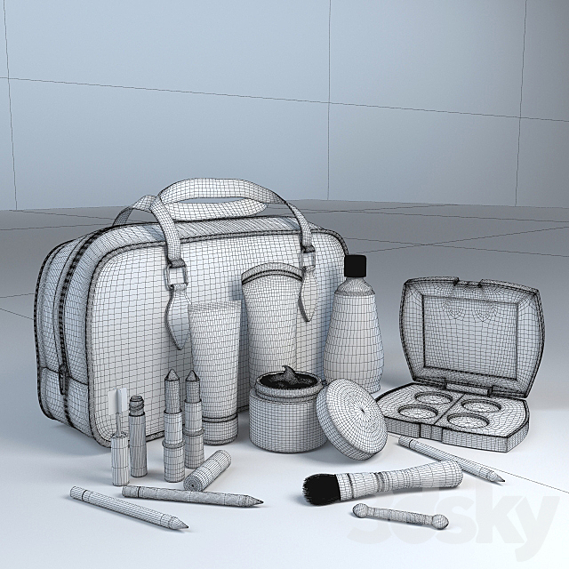 Cosmetic set Lancome 3DS Max Model - thumbnail 2