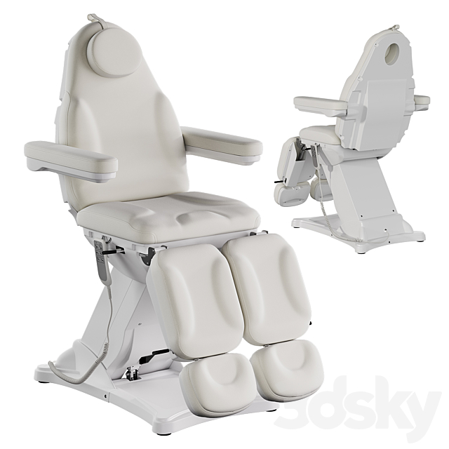 Cosmetology and pedicure chair P70 3ds Max - thumbnail 3