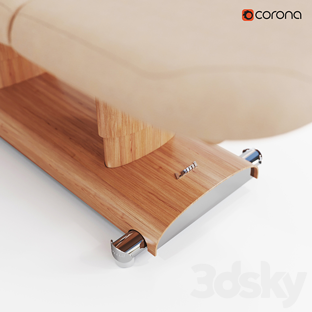 Electric folding massage bed GEMYA (Lemi Group) 3DSMax File - thumbnail 3