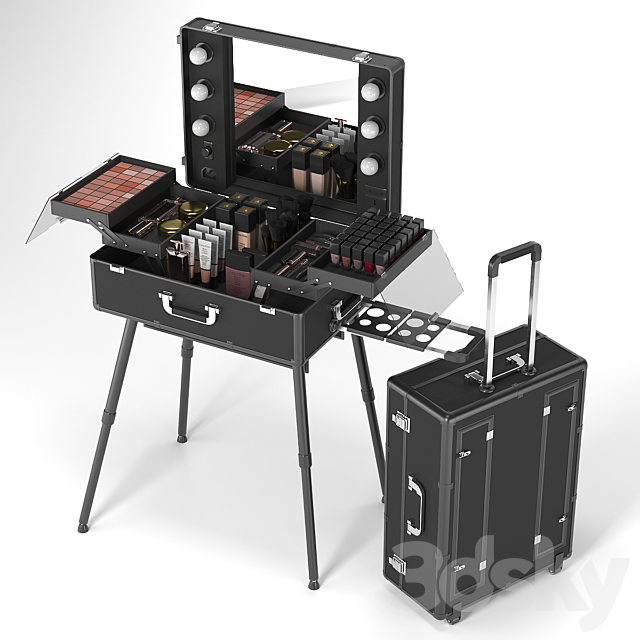 makeup artist suitcase 3DSMax File - thumbnail 3