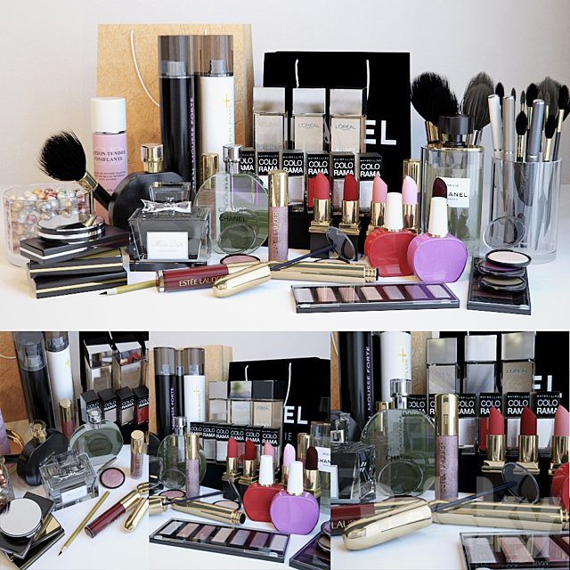 Makeup kit 3DS Max Model - thumbnail 1