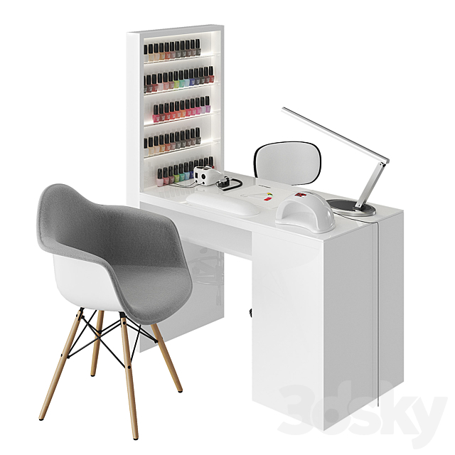 Manicure table 3DSMax File - thumbnail 1