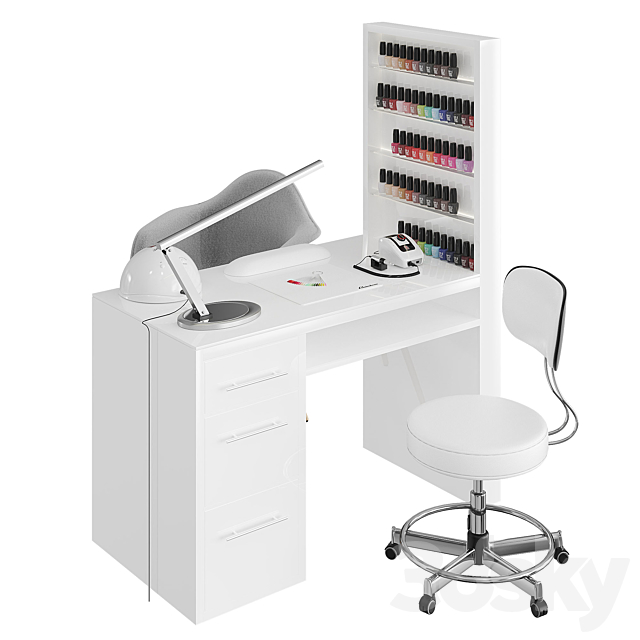 Manicure table 3DSMax File - thumbnail 4