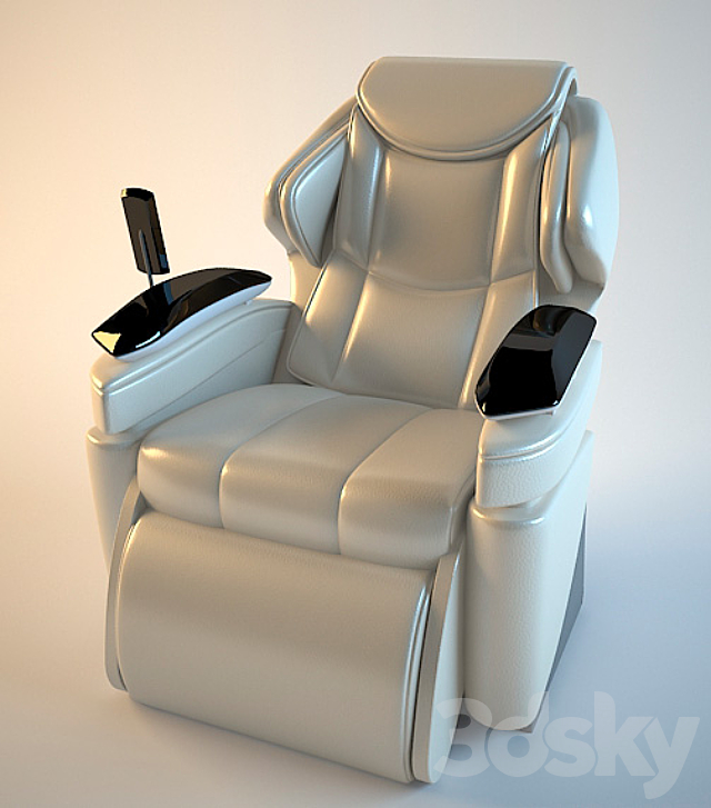 Massage Chair 3DS Max Model - thumbnail 1