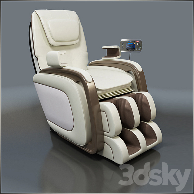 Massage Chair US MEDICA Cardio GM-870 3DS Max Model - thumbnail 1