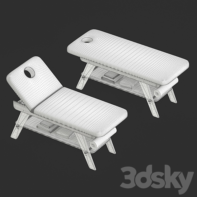 Massage couch 3DSMax File - thumbnail 3