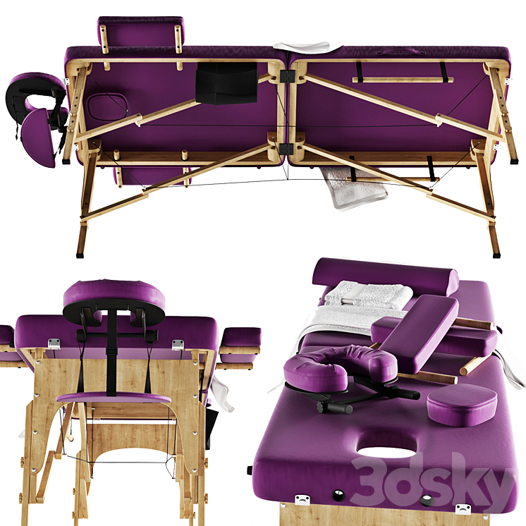 Massage table Sierra 3DS Max - thumbnail 2