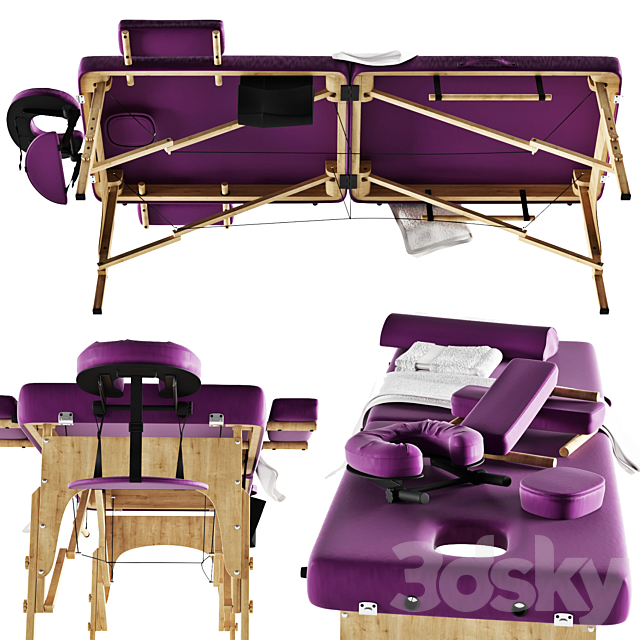 Massage table Sierra 3DSMax File - thumbnail 2