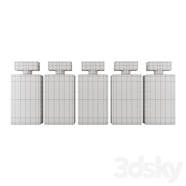 Narciso Rodriguez Perfume Set 3DS Max Model - thumbnail 3