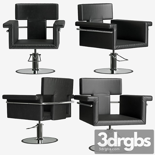 Nicole Chair (nicole hairdresser& 3dsmax Download - thumbnail 1