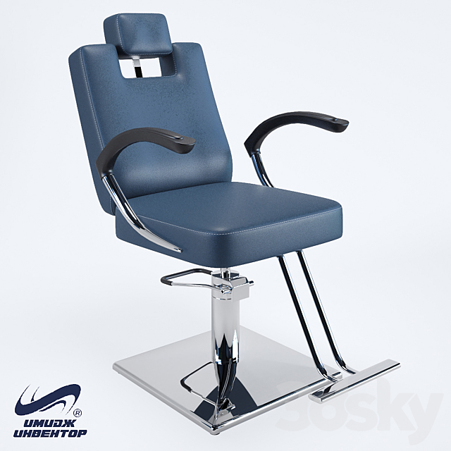 OM Hairdressing chair “Superman” 3DSMax File - thumbnail 1