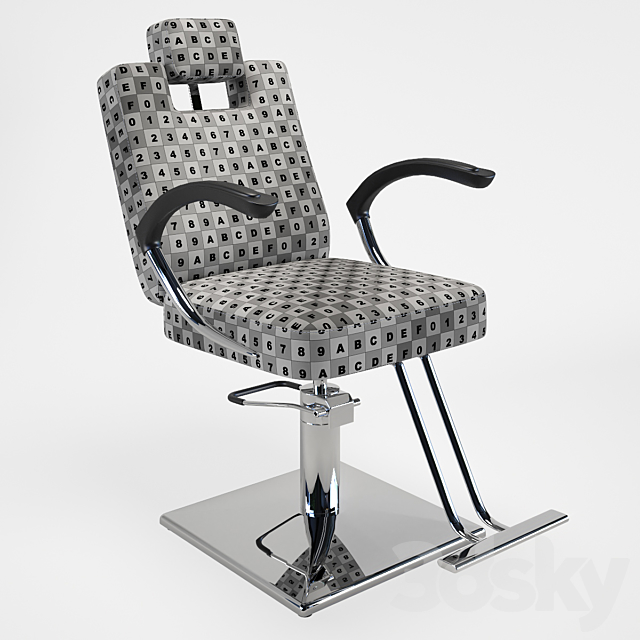 OM Hairdressing chair “Superman” 3DSMax File - thumbnail 2