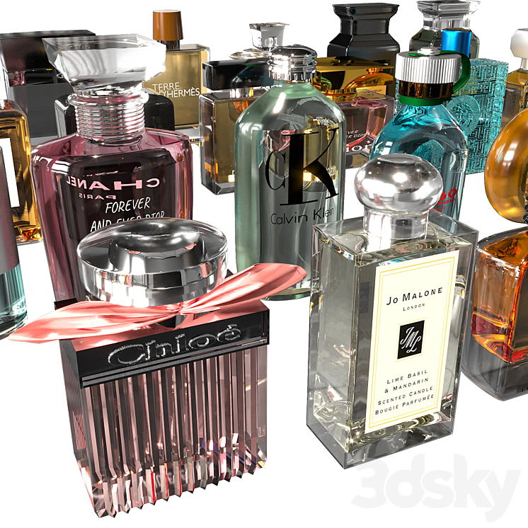 PERFUME COLLECTION 3DS Max - thumbnail 2